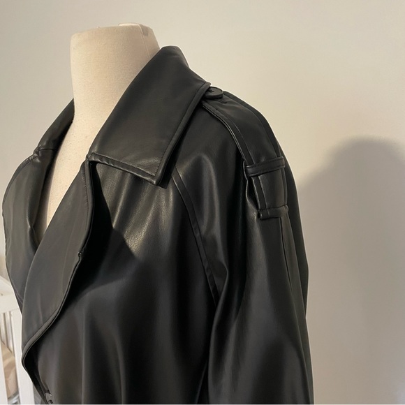 Zara Black Trench Coat - Picture 5 of 6